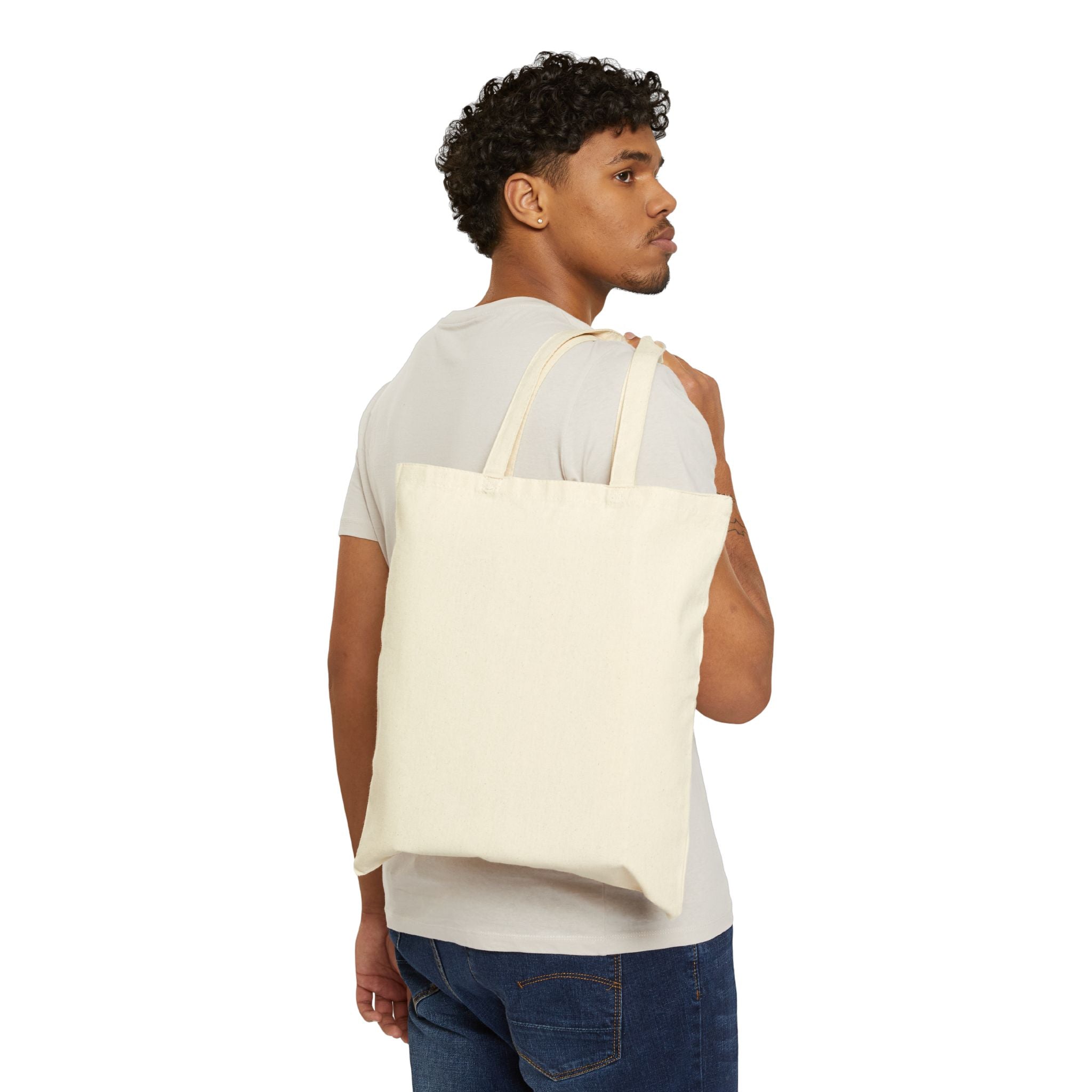 Progress Over Perfection Cotton Canvas Tote Bag