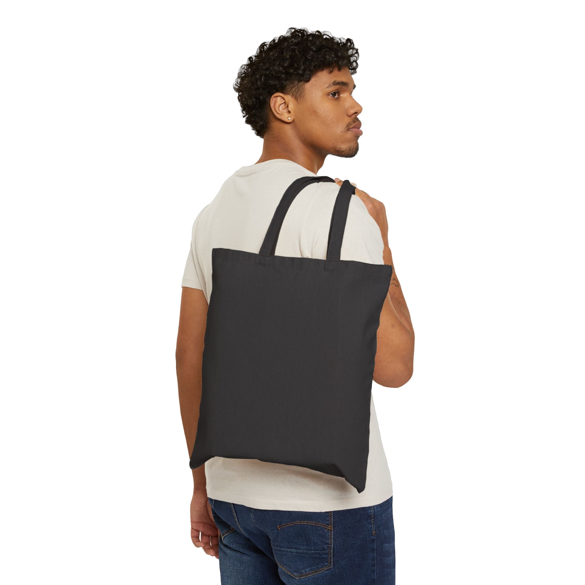 Progress Over Perfection Cotton Canvas Tote Bag