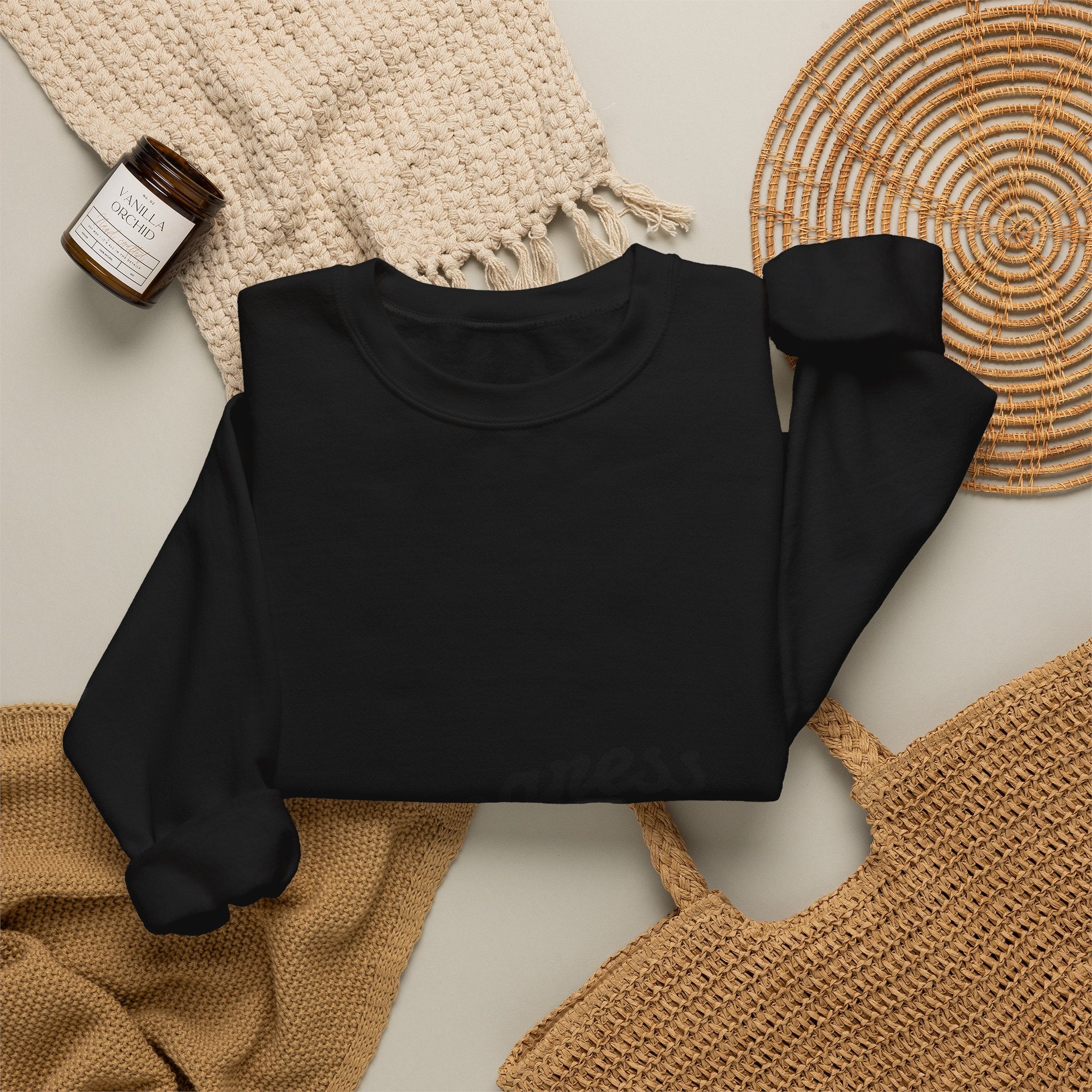 Progress Over Perfection Sweatshirt — Minimal Motivational Crewneck