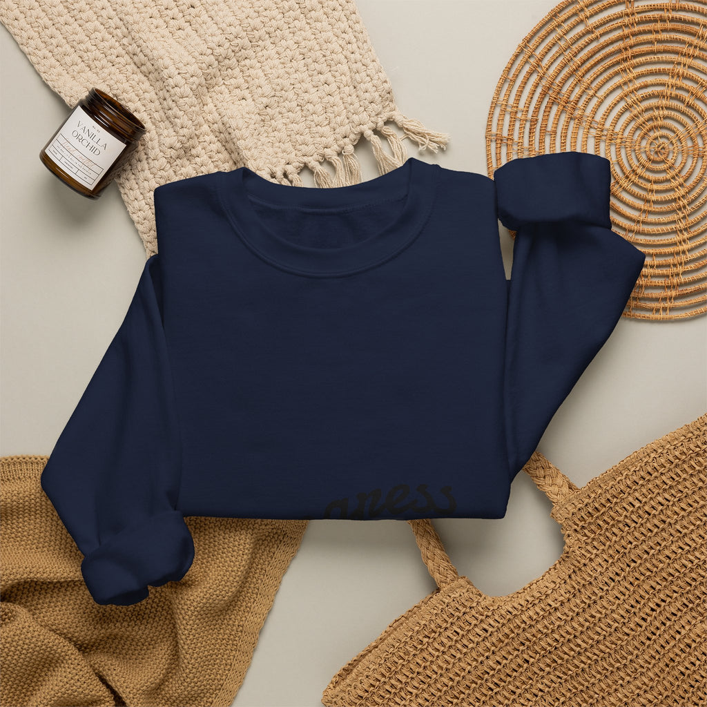 Progress Over Perfection Sweatshirt — Minimal Motivational Crewneck